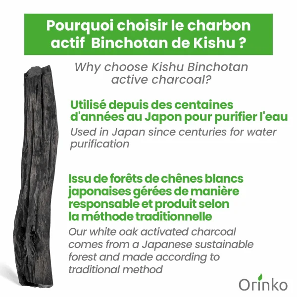 Kit de Purification d'Eau : Carafe + Binchotan - Image 3