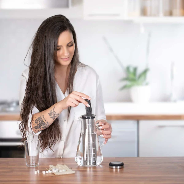 Kit de Purification d'Eau : Carafe + Binchotan - Image 6