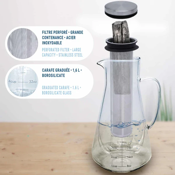 Kit de Purification d'Eau : Carafe + Binchotan - Image 7