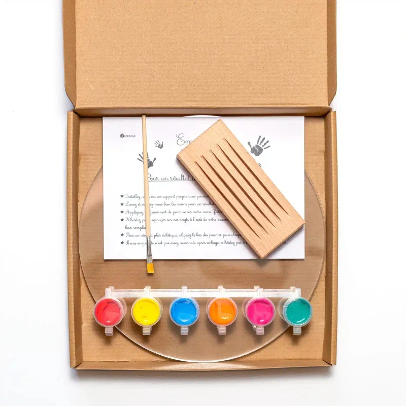 Kit Empreintes de mains pour 5 – Support Rectangulaire - Image 7