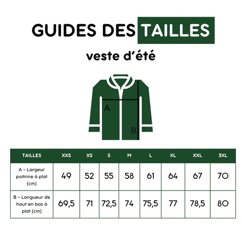 Veste d'été mixte Française en coton bio - Image 14