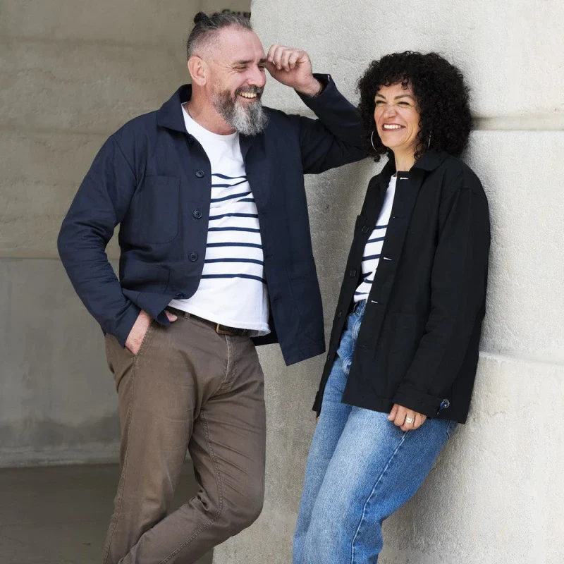 Veste d'été mixte Française en coton bio - Image 2