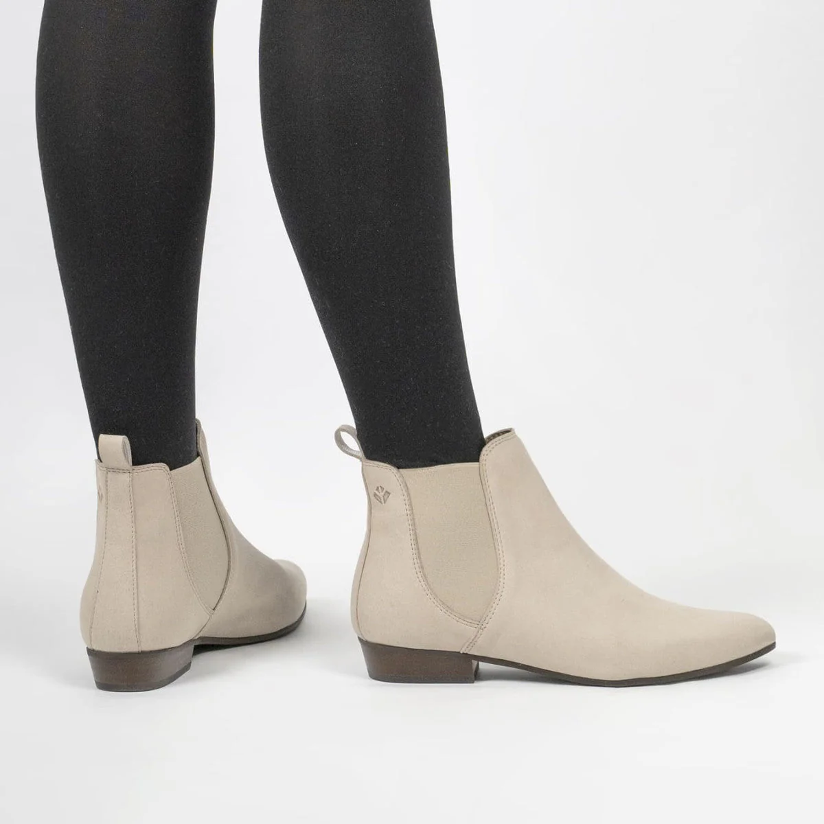 Bottines véganes pour femmes Beige Laïka - Image 10
