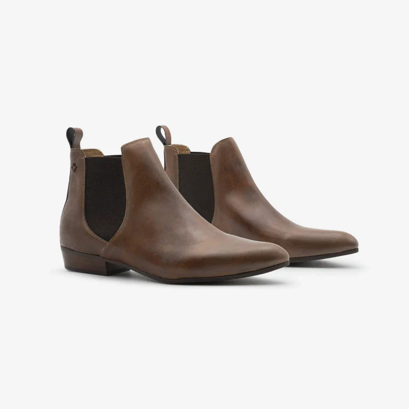 Bottines véganes pour femmes Marron Laïka - Image 12