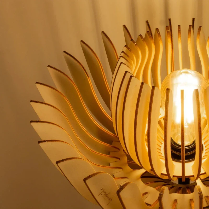 Lampadaire avec abat-jour floral - Tullia - Image 10