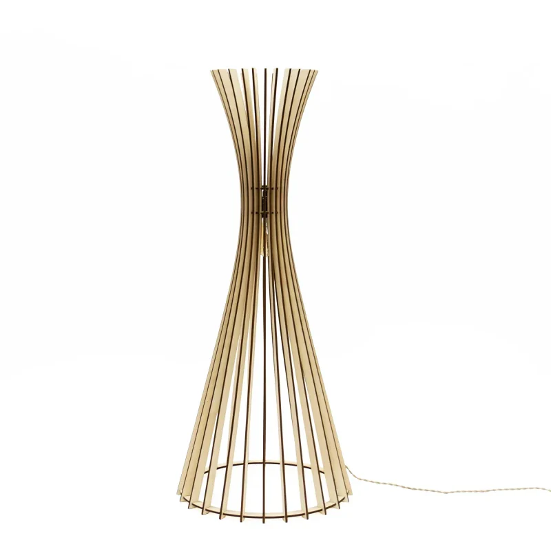 Lampadaire en bois design trépied - Tipi - Image 13