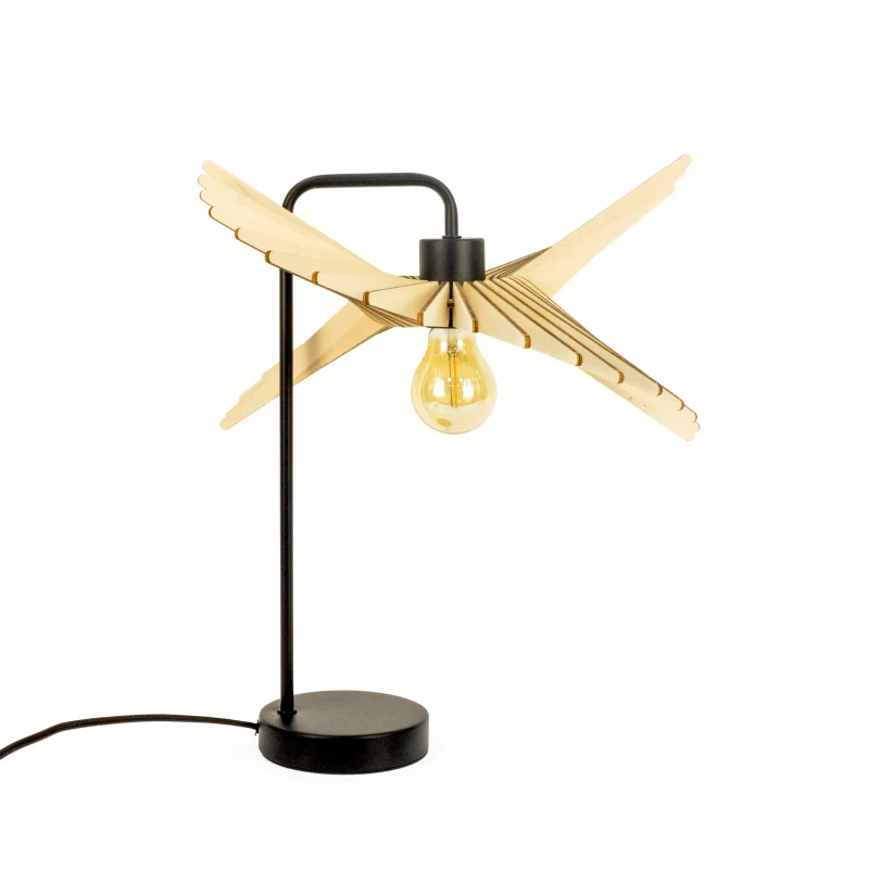 Lampe à poser en bois design made in France - Alba - Image 10
