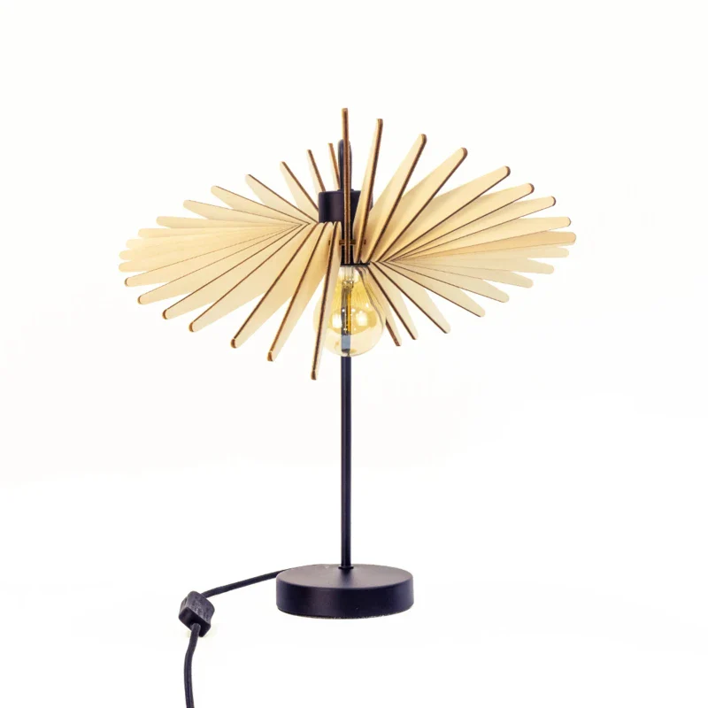 Lampe à poser en bois design made in France - Alba - Image 11