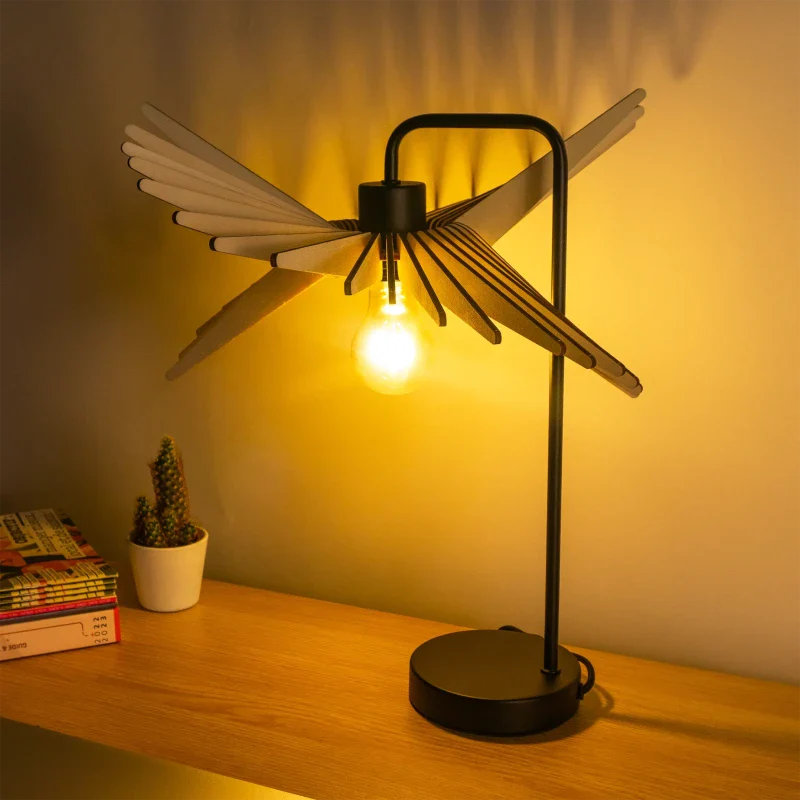 Lampe à poser en bois design made in France - Alba - Image 3