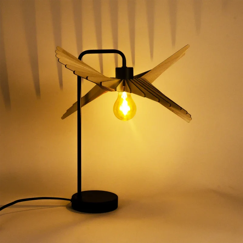 Lampe à poser en bois design made in France - Alba - Image 7