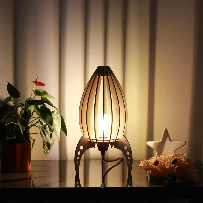 Lampe de chevet fait main - Ariane - Image 4