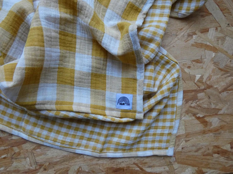 Lange Réversible en Coton Oeko-Tex - Carreaux et Vichy - Image 8