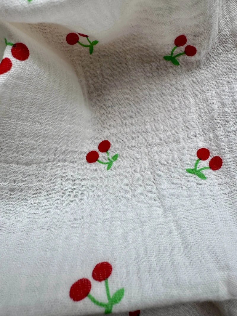 Lange Cerises Fait Main - 100% Coton Éco-Responsable - Image 5