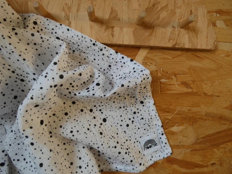 Lange En Coton Bio Multi Pois Fait Main - Image 4
