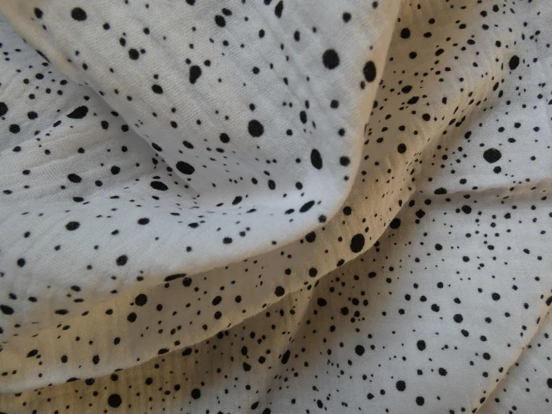 Lange En Coton Bio Multi Pois Fait Main - Image 5