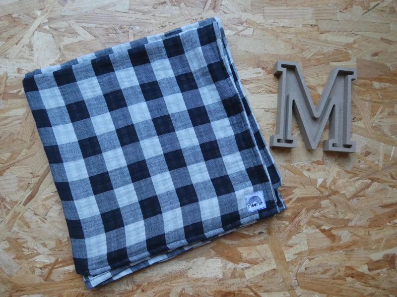 Lange XXL à carreaux réversible - Moomie - Image 2
