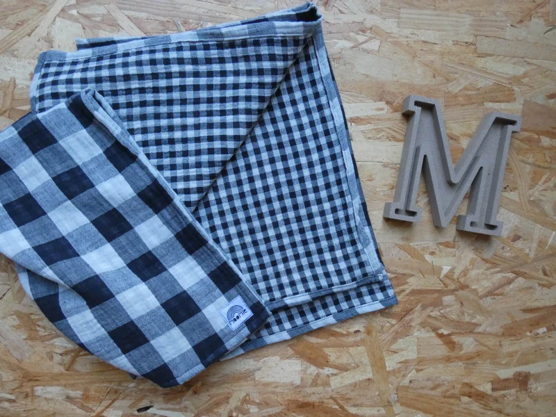 Lange XXL à carreaux réversible - Moomie - Image 3