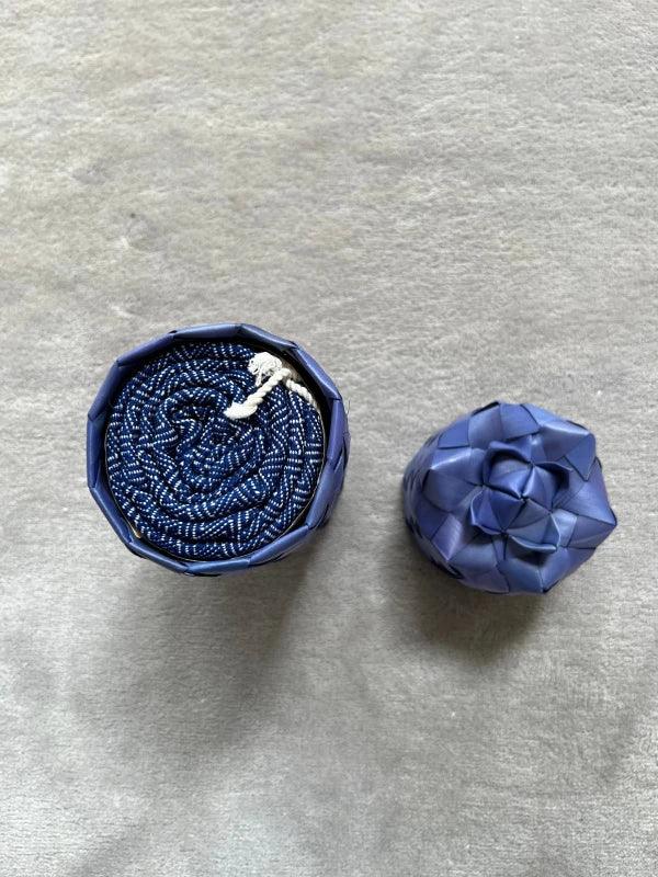 Echarpe bleu roi pour homme - Le krama chaud - Image 8
