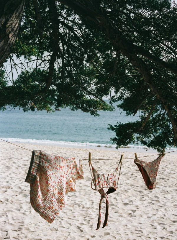 Short de plage motifs fleurs - Léa - Image 4