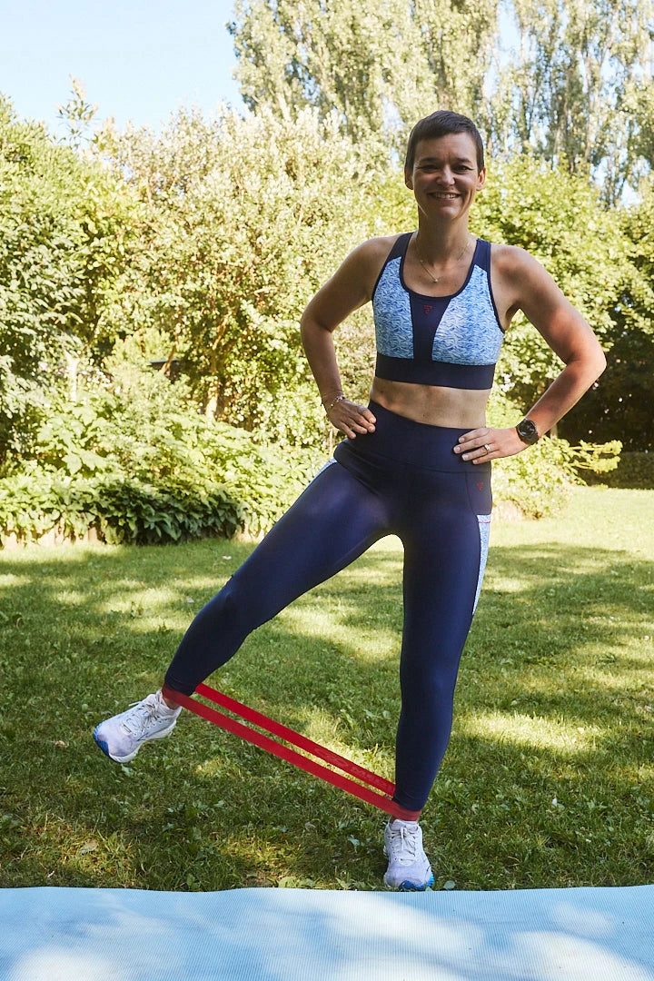 Legging de sport femme ecoresponsable "Nouvelle Vague"