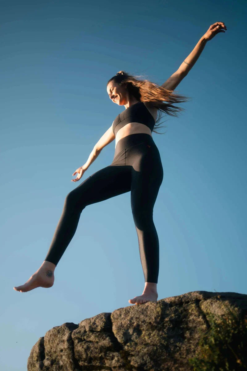 Legging sport femme noir"Orion" - Image 2