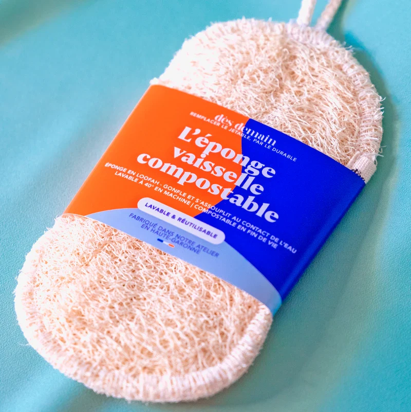 L'éponge vaisselle zéro plastique - zéro déchet & compostable - Image 2
