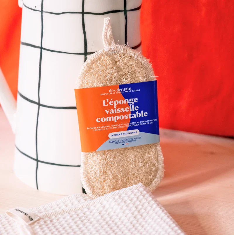 L'éponge vaisselle zéro plastique - zéro déchet & compostable - Image 6