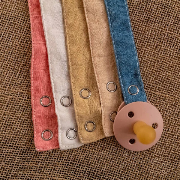 Attache-tétine pour bébé en coton bio | 5 coloris - Image 3