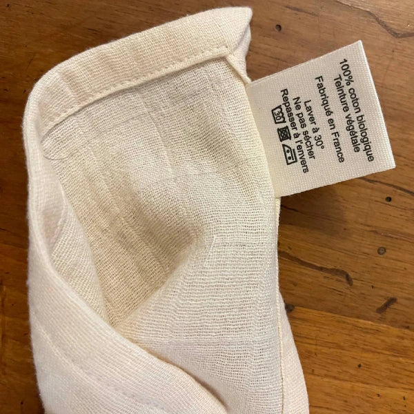 Doudou en coton bio & Anneau de dentition en bois | 5 coloris - Image 14