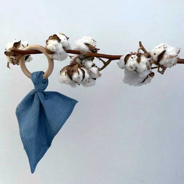 Doudou en coton bio & Anneau de dentition en bois | 5 coloris - Image 5