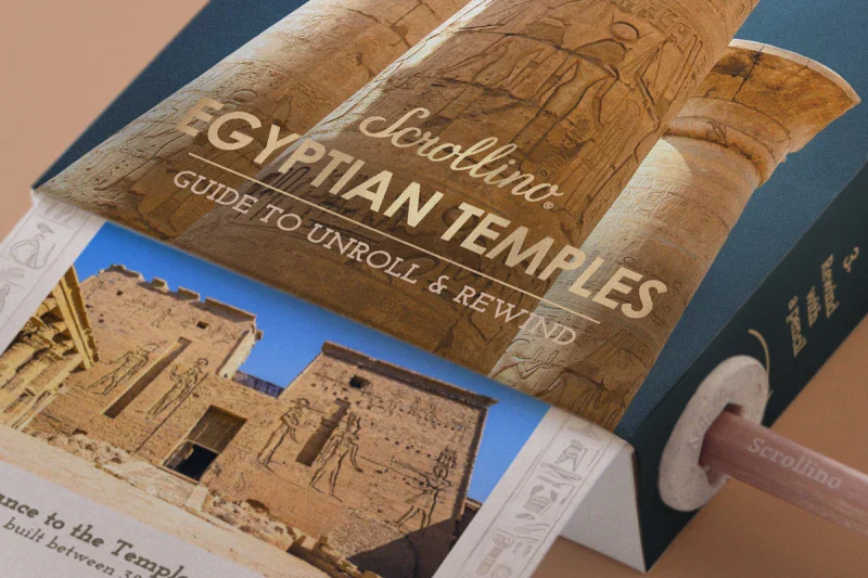 Livre à dérouler - "Egyptian Temples" - Image 2