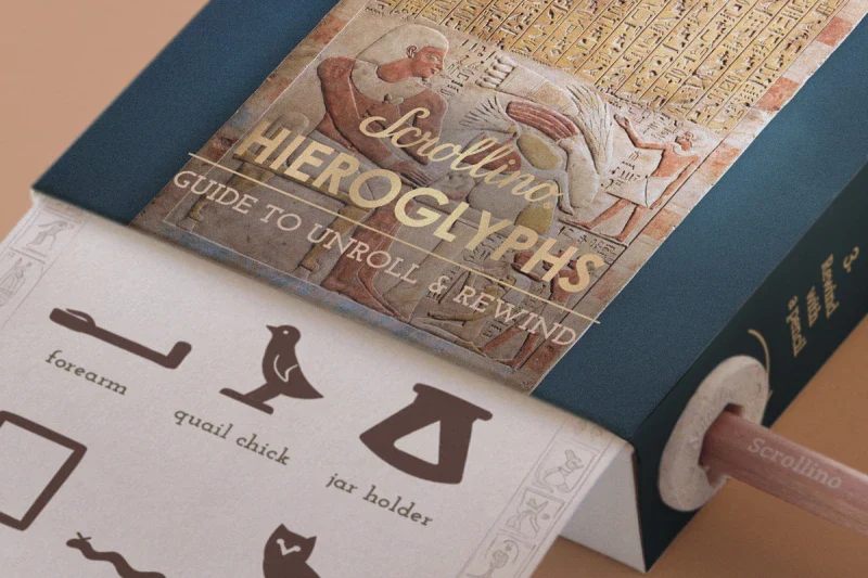 Livre à dérouler - "Hieroglyphs" - Image 2