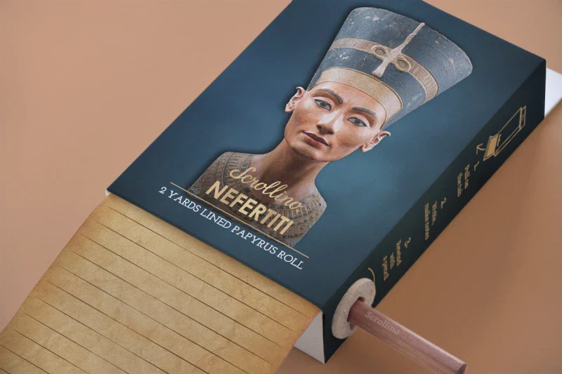 Livre à dérouler - "Nefertiti Papyrus" - Image 2