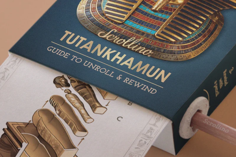 Livre à dérouler - "Tutankhamun" - Image 2