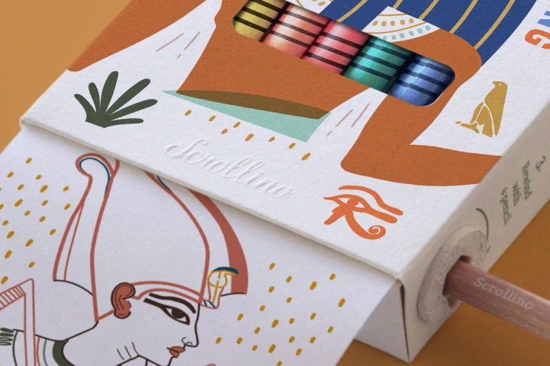 Livre à dérouler - "Tutankhamun Coloring" - Image 3