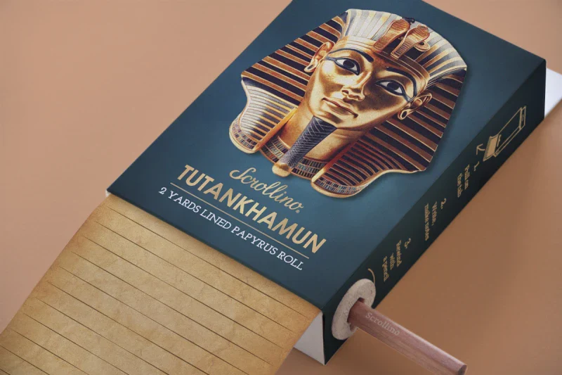 Livre à dérouler - "Tutankhamun Papyrus"