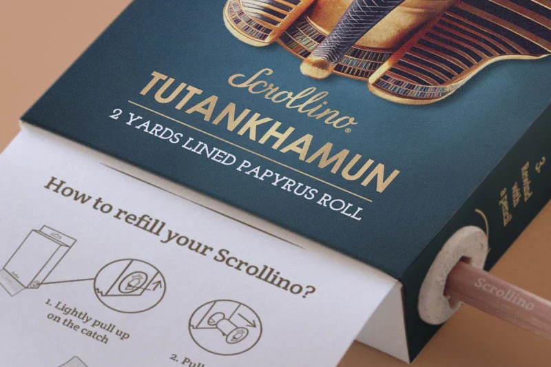 Livre à dérouler - "Tutankhamun Papyrus" - Image 3