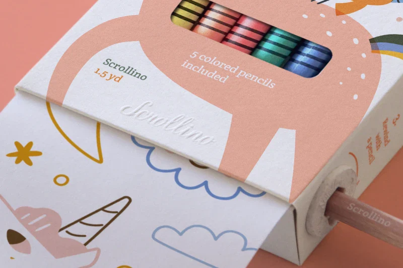 Livre à dérouler - "Unicorns Coloring" - Image 3