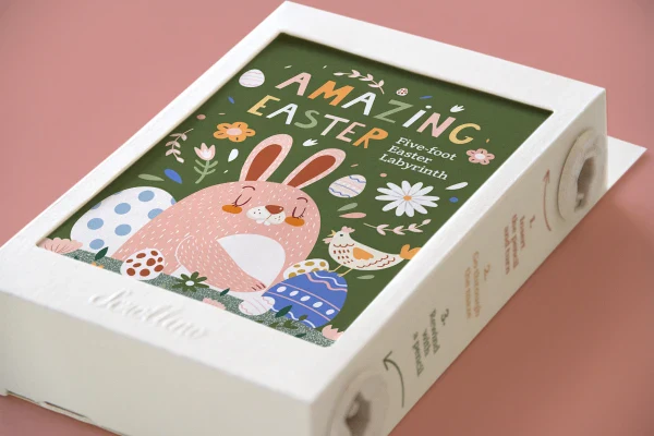 Livre objet à dérouler 100% compostable - Scrollino Amazing Easter - Image 2