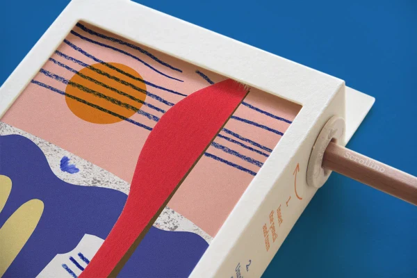 Livre objet à dérouler 100% compostable - Scrollino Calendrier perpétuel - Image 3