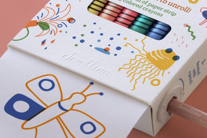 Livre objet à dérouler 100% compostable - Scrollino Coloriage - Image 10