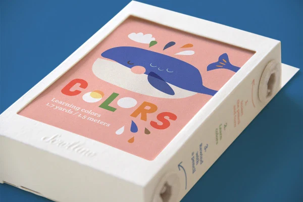 Livre objet à dérouler 100% compostable - Scrollino Couleurs - Image 3