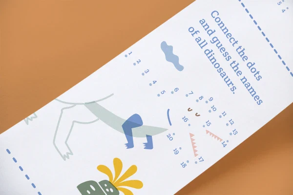 Livre objet à dérouler 100% compostable - Scrollino Dino by Dots - Image 3