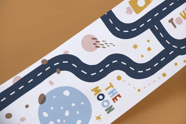 Livre objet à dérouler 100% compostable - Scrollino Espace Tour - Image 4