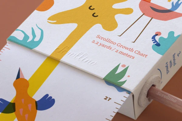 Livre objet à dérouler 100% compostable - Scrollino I'm Sproutin' Up - Image 5