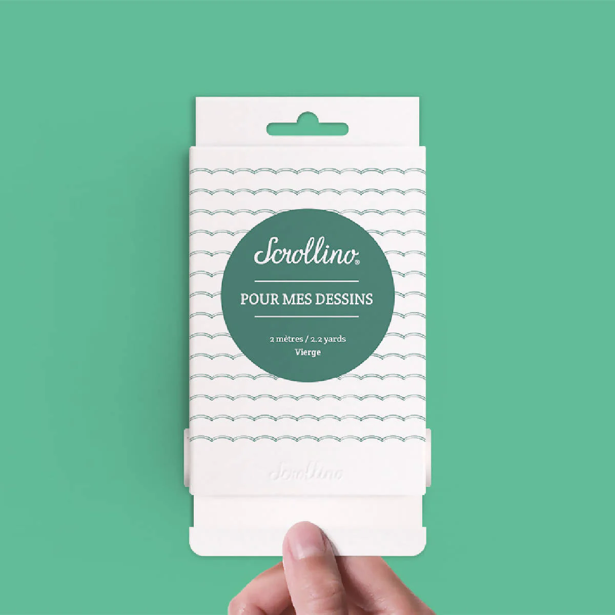 Livre objet à dérouler 100% compostable - Scrollino Pour mes Dessins