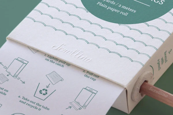 Livre objet à dérouler 100% compostable - Scrollino Pour mes Dessins - Image 4