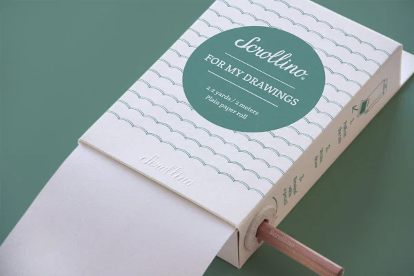 Livre objet à dérouler 100% compostable - Scrollino Pour mes Dessins - Image 5