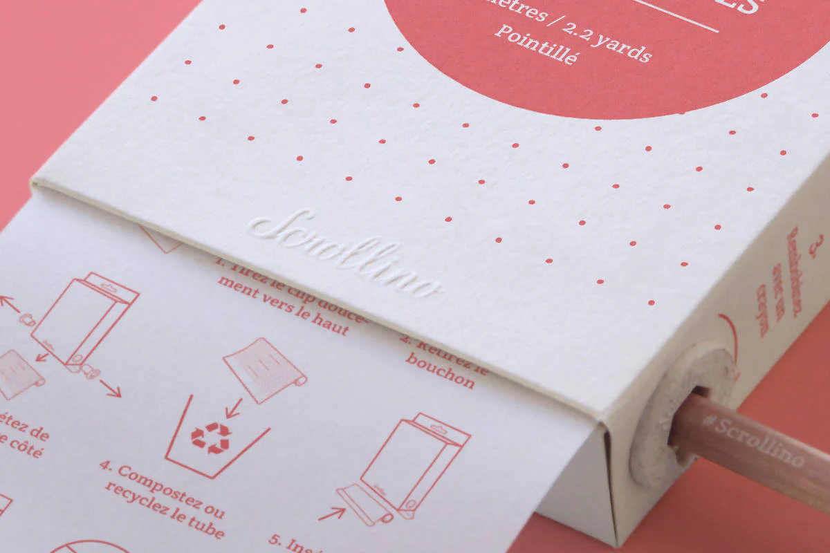 Livre objet à dérouler 100% compostable - Scrollino Pour mes Idées - Image 5