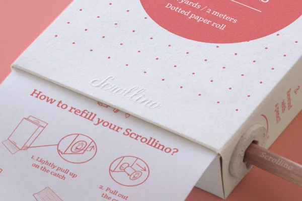 Livre objet à dérouler 100% compostable - Scrollino Pour mes Idées - Image 7